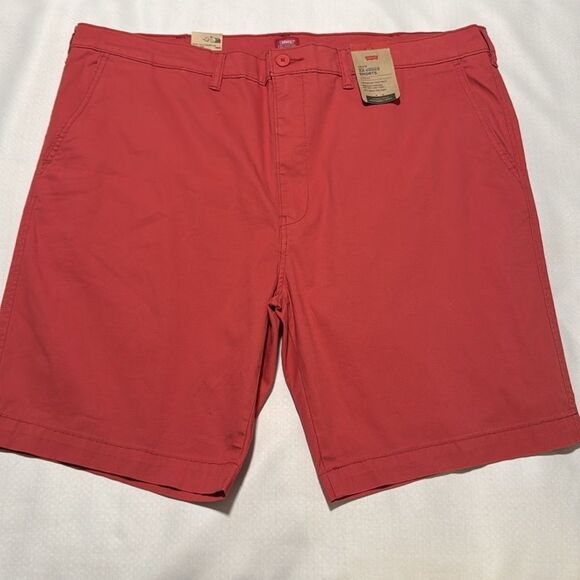 Levis Chino Shorts Mens 40 Pink - Picture 1 of 2